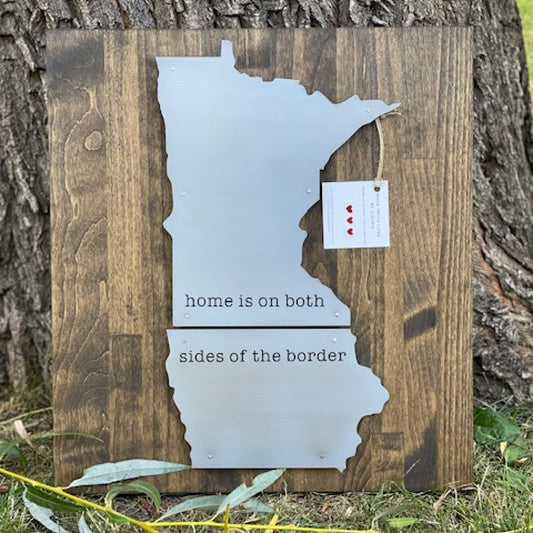 Minnesota/Iowa both sides of the border