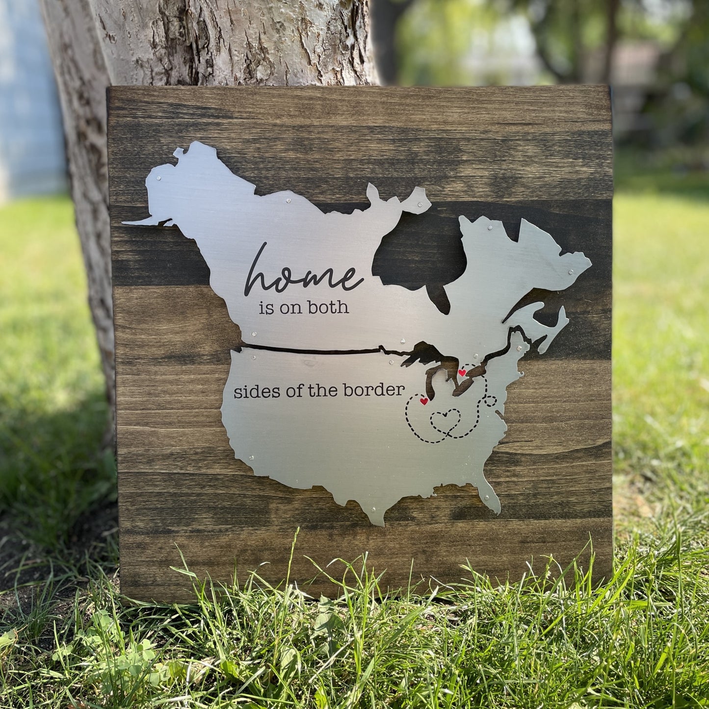 USA Canada home is on both sides of the border