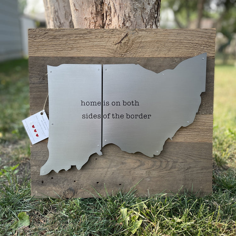 Indiana Ohio Both sides of the border