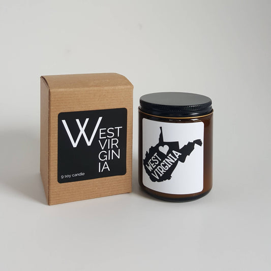 West Virginia State Candle
